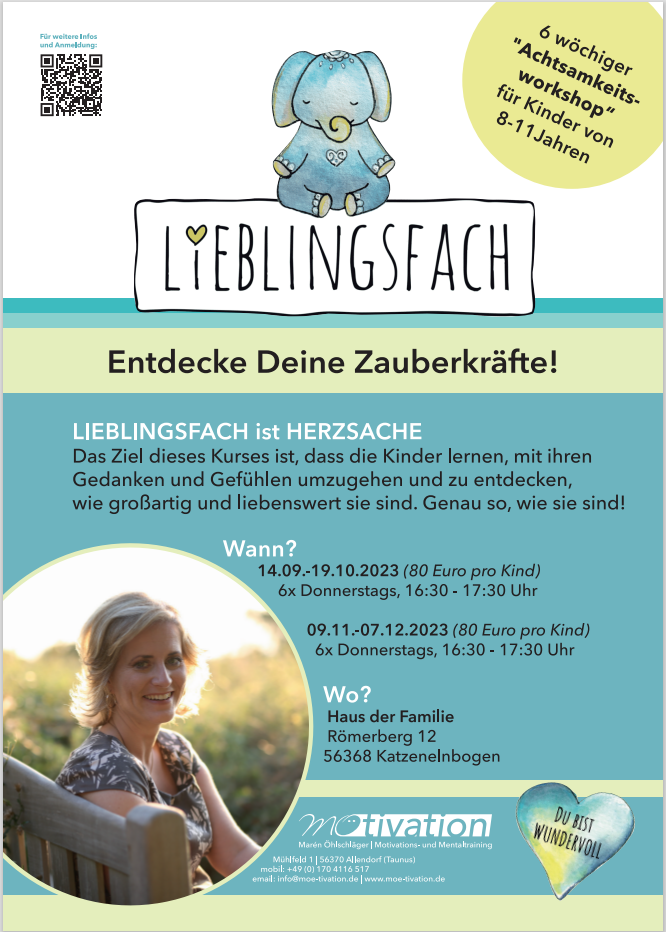 Plakat Lieblingsfach 2023